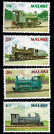 Ref 1596 -  Malawi 1987 - Railways Trains MNH Set - SG 767/770 - Malawi (1964-...)