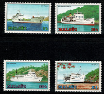 Ref 1596 -  Malawi 1985 - Lake Ships / Boats MNH Set - SG 728/31 - Marítimo