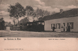 Les Environs De Mons - Arret Du Tram à Casteau - Tramway - Tram - Animé - Nels - Carte Postale Ancienne - Mons