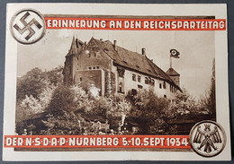 GERMANY THIRD REICH ORIGINAL PROPAGANDA POSTCARD NURNBERG RALLY 1934 - Oorlog 1939-45
