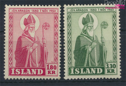 Island 271-272 (kompl.Ausg.) Postfrisch 1950 Bischof Arason (9955228 - Ongebruikt