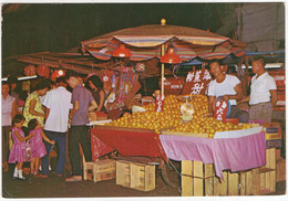 Street Stalls: Fruits Stall In Albert Street Which Is Selling Oranges During The Chinese Festival - (Singapore) - 1978 - Singapour