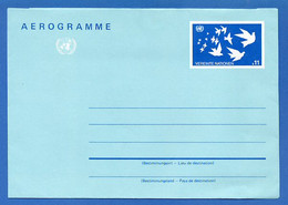 L4B151 NATIONS UNIES FDC Aérogramme N** - Brieven En Documenten