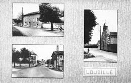 Loubillé * Souvenir De La Commune * Cpa 3 Vues - Andere & Zonder Classificatie