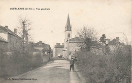 Loublande * Route Et Vue Générale Du Village - Autres & Non Classés