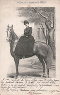 Equitation - Specialités Amazones Sports - Cheval - Carte Postale Ancienne - Paardensport
