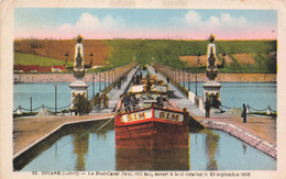 Briare * Le Pont Canal , Ouvert à La Circulation Le 16 Septembre 1896 * Péniche SIM - Briare