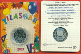 Kazakhstan 2021. Tilashar. Silver Copper-nickel Blister Coin. - Kazakhstan