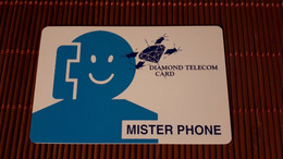 Diamond Telecom 1 Prepaidcard Mister Phone (Mint,New) Expiry Dat 31-1-97  Rare - Origine Sconosciuta