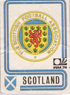 Panini World Cup Munchen 74 # 198 / BLASON / SCOTLAND - French Edition