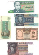 BIRMANIE 5 BILLETS BURMA BANK REF AO56 - Otros – Asia