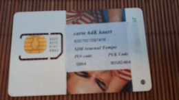 GSM Card Mobistar Belgium (Mint,Neuve) 2 Scans Rare - [2] Prepaid & Refill Cards
