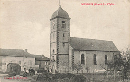 Ogéviller * Place De L'église Du Village * Villageois - Autres & Non Classés