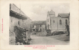 Mignéville * Rue Du Village Bombardé * Ww1 Guerre 1914 1915 1916 - Other & Unclassified