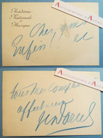 ● Henri DARCEL - Académie Nationale De Musique - Carte Lettre Autographe - Singers & Musicians