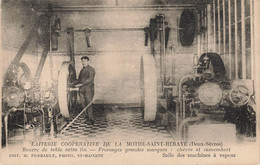 La Mothe St Héraye * La Laiterie Coopérative * Fromagerie Beurrerie * Salle Des Machines à Vapeur * Cachet Au Dos * 1925 - La Mothe Saint Heray