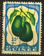 FLO 286 - GUINEE N° 19 Obl. FRUITS - Guinea (1958-...)