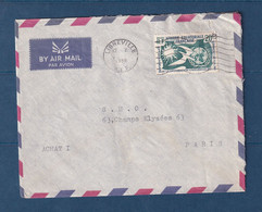 ⭐ AEF - YT N° 245 Libreville Par Avion Pour Paris - 10eme Anniversaire De La Déclaration Des Droits De L'homme - 1959 ⭐ - Briefe U. Dokumente