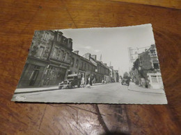 Cpsm  [61] Orne Putanges Rue Animée Commerce Carte Photo Camionnette - Putanges