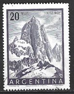 ARGENTINE. N°551 Oblitéré De 1954. Montagne "Le Fitz Roy". - Montagnes