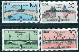 DDR - Mi 2972 / 2975 ✶✶ # - Historische Brücken - Ungebraucht