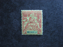 MOHELI: TB N° 6, Neuf X . - Unused Stamps