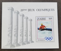 Congo Zaire Summer Olympic Games Los Angeles 1984 Sport Olympics (ms) MNH - Autres & Non Classés