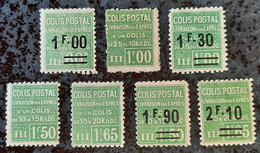 FRANCE - Colis Postaux - Série N° 65 à 71 - 1926 - Sonstige & Ohne Zuordnung