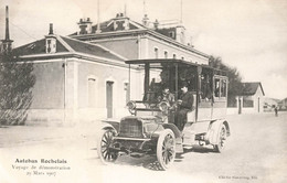 La Rochelle * Autobus Rochelais , Voyage De Démonstration Du 29 Mars 1907 * Bus Car Autocar Automobile * Chauffeur - La Rochelle