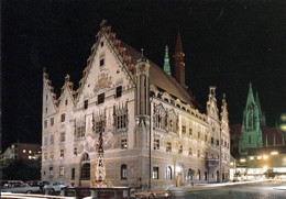 1 AK Germany / Baden-Württemberg * Das Rathaus Der Stadt Ulm - Spätgotik - Erbaut Ab Dem 14. Jahrhundert * - Ulm