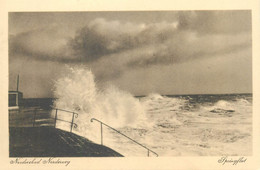 Delcampe - Postcard Germany Nordseebad Norderney Springflut - Norderney