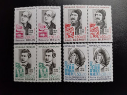 1972  N° 1706-1707-1708-1709  Lot De 4 En Paire    Neuf** - Unused Stamps