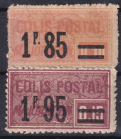 FRANCE 1926 - MLH - YT 42, 43 - COLIS POSTAL - Mint/Hinged