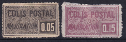 FRANCE 1918 - MLH - YT 15, 16 - COLIS POSTAL - Mint/Hinged