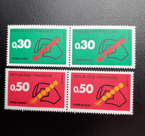1972  N° 1719-1720  Lot De 2 En Paire  Neuf** - Unused Stamps
