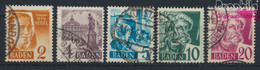Franz. Zone-Baden 28-30,33-34 Gestempelt 1948 Freimarken (9960134 - French Zone