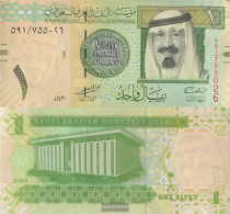 Saudi-Arabia Pick-number: 31b Uncirculated 2009 1 Riyal - Saudi-Arabien