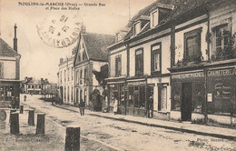 Moulin La Marche * Grande Rue Du Village * Place Des Halles * Graineterie AVENEL - Moulins La Marche