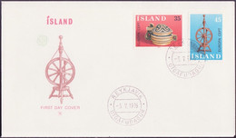 Islande - Island - Iceland FDC4 1976 Y&T N°467 à 468 - Michel N°514 à 515 - EUROPA - FDC