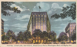 Hotel Statler, Detroit, Michigan Grand Circus Park At Washington Blvd. And Bagley Ave. - Detroit