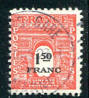 FRANCE- Y&T N°708- Oblitéré - 1944-45 Arc De Triomphe