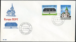 Islande - Island - Iceland FDC4 1978 Y&T N°483 à 484 - Michel N°530 à 531- EUROPA - FDC