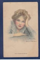 CPA 1 Euro Illustrateur Buste Femme Woman Art Nouveau Circulé Prix De Départ 1 Euro - 1900-1949