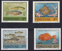 MiNr. 256 - 259 Dänemark Färöer 1994, 7. Febr. Einheimische Fische Postfrisch/**/MNH - Färöer Inseln