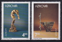 MiNr. 248 - 249 Dänemark Färöer 1993, 5. April. Europa: Zeitgenössische Kunst Postfrisch/**/MNH - Färöer Inseln