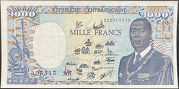 Central African Republic 1.000 Francs, P-16 (01.01.1990) - About Uncirculated - RARE - Central African Republic