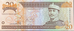 Dominican Republic 20 Pesos Oro, P-169b (2002) - UNC - GM000070 - Repubblica Dominicana