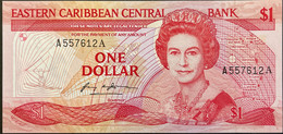 East Caribbean States 1 Dollar, P-17a (1985) - UNC - Oostelijke Caraïben