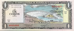 El Salvador 1 Colon, P-133A (03.06.1982) - UNC - Salvador