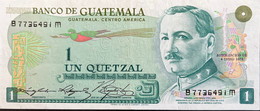 Guatemala 1 Quetzal, P-59c (04.01.1978) - Very Fine Plus - RARE DATE - Guatemala